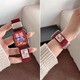 添賦適用蘋(píng)果手表表帶apple iwatch s10音樂(lè )小狗編織表帶s9/8/7/6/5/SE磁吸扣ultra2表帶 酒紅色-臘腸小狗-編織磁吸扣 適用44/45/49/S10【46mm】表盤(pán)