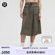 lululemon丨2-in-1 女士徒步二合一內(nèi)襯款工裝中長裙 LW8AO8S 軍綠 S