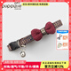 puppytie貓咪新年項圈針織貓頸圈脖圈貓貓鈴鐺可愛領(lǐng)結(jié)蝴蝶結(jié)寵物飾品用品 紅 均碼