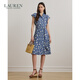 LAUREN RALPH LAUREN 拉夫勞倫  女裝 25年秋季花卉圖案襯衫式連衣裙RL62575 400-多色 XS (2)