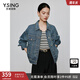 衣香麗影牛仔短外套女小個(gè)子新款氣質(zhì)休閑高級感超好看牛仔衣 牛仔藍 L
