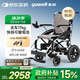 魚躍(yuwell)電動(dòng)輪椅D210CL折疊老人全自動(dòng)專用輕便智能輪椅代步鋰電