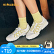 美麗寶 Mirabell運動休閑鞋女士網(wǎng)面透氣百搭阿甘鞋 白色 38