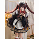 橙芯樂(lè )園胡桃cos服女仆周邊全套原元神同人cosplay服裝女動(dòng)漫服裝洛麗塔 胡桃女仆cos服 S