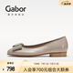 GABOR德國(guó)嘉步05100通勤小紅鞋 四季款JK制服蝴蝶簡(jiǎn)約百搭舒適單鞋女 駝色 38.5