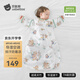 貝肽斯嬰兒睡袋夏季空調(diào)房寶寶睡袋新生兒童一體防踢被幼兒防驚跳紗布被 【夏季】（前4后2 26℃+）熊熊 M碼 建議身高65-85cm年齡9月-2歲