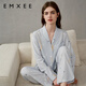 嫚熙（EMXEE）紗羅系列夏季孕婦睡衣家居服兩件套家用月子服 浪漫星空 L