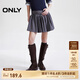 ONLY2025春季新款百搭甜酷設(shè)計(jì)感短裙蓬蓬裙半身裙女|125116011 G44花灰色 M (165) 68A