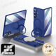 智父三星zfold7手機殼新款三星z fold7折疊屏保護殼中軸鉸鏈全包w26超薄防摔Magsafe磁吸支架高端外殼 【暗影藍-升級】康寧玻璃*磁吸支架*鉸鏈全包 三星Galaxy Z fold7