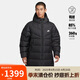 耐克NIKE羽絨服男長(zhǎng)款保暖WR 650-D FLD PARKA外套FB8180-010黑2XL