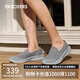 斯凱奇（Skechers）七夕禮物男鞋夏季透氣一腳蹬健步鞋軟底舒適休閑運動鞋210943