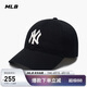 MLB帽子男女軟頂棒球帽虞書欣明星同款運(yùn)動(dòng)鴨舌帽3ACP6601N-50BKS-F