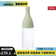 HARIO 冷泡茶壺帶濾網(wǎng)冷萃耐熱玻璃涼水壺冷水壺香檳瓶造型進(jìn)口水壺FIE 馬卡龍綠0.8L