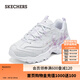 斯凱奇（Skechers）2025夏季新款女鞋熊貓鞋厚底增高老爹耐磨休閑鞋熊貓鞋150530 炭灰色1/LGLV 38