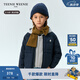 Teenie Weenie Kids【小吐司輕羽絨】小熊童裝24冬中性三防羽絨服 藍莓小吐司（藏青色） 100