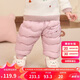 巴拉巴拉balaOne寶寶羽絨褲高腰護(hù)肚長褲男女童冬裝2025保暖208425108208