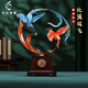 春錦秋鯉黃銅比翼雙飛擺件小鳥家居客廳酒柜國風(fēng)裝飾品新婚送閨蜜結(jié)婚禮物 (順豐)YMB全銅比翼雙飛鳥