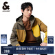 杰克·瓊斯（JACK&JONES）衣服男裝春秋工裝外套男寬松連帽戶(hù)外三防拼色反光夾克男士高級(jí)感 E04橄欖綠 常規(guī) M 175