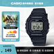 卡西歐（CASIO）數(shù)顯電子表 多功能復古小方塊手表 戶外運動男女初高中生校園腕表 W-218H-1AVDF