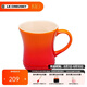 酷彩（Le Creuset） 炻瓷400毫升馬克杯子咖啡早餐辦公家用茶水杯麥片早餐杯陶瓷歐式 400ml馬克杯桔色