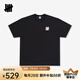 UNDEFEATED官方春季新品美式街頭經(jīng)典字母LOGO涼感休閑短袖T恤男上衣 黑色 M