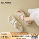 達(dá)芙妮舒適軟底涼鞋女2025春夏厚底休閑海邊沙灘運(yùn)動(dòng)涼拖鞋子女款