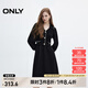 ONLY春夏氣質(zhì)優(yōu)雅拼接V領(lǐng)中長(zhǎng)裙針織連衣裙女|124307012 H1Z 黑色 L (170) 88A