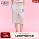 Teenie Weenie小熊【smiley聯(lián)名系列】衛(wèi)褲2025夏新款休閑運動短褲