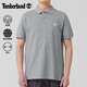 添柏嵐（Timberland）T恤男戶(hù)外運動(dòng)休閑時(shí)尚舒適透氣POLO衫上衣A24H2 中灰色 L