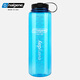 樂(lè )基因（nalgene）美國運動(dòng)塑料杯子超大容量便tritan戶(hù)外健身夏季涼水桶防漏1.5L 682009-0570湖藍透明 1400ml