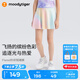 moodytiger【仙女家族】女童短裙柔軟親膚夏季兒童裙子防走光印花運動半身裙 戈梅拉之光 130 cm