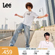 Lee【張凌赫代言】25春夏新品EasyRider寬松闊腿中腰男牛仔褲潮流 淺藍(lán)色 31