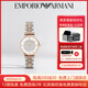 阿瑪尼（ARMANI）手表滿(mǎn)天星女士手表玫瑰金女士手表腕表網(wǎng)紅款百搭手表送女友禮物 AR1926滿(mǎn)天星間金