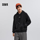 森馬（Semir）[衛(wèi)衣合輯]衛(wèi)衣男簡約百搭男士衛(wèi)衣通勤外套男潮流中性衛(wèi)衣情侶款 [B款]黑色90001 M