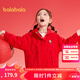 巴拉巴拉女童外套2025春秋裝新款連帽上衣【HelloKittyIP商場同款】拜年服 中國紅60611 110