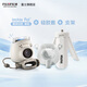 FUJIFILM instax pal 拍照精靈相機 小巧可愛(ài)多色可選 Instax Pal 雪球白+硅膠保護套+相機支架 官方標配