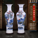 鴻運當頭手繪陶瓷大花瓶景德鎮客廳別墅酒店開(kāi)業(yè)落地擺件喬遷送禮 (單個(gè))高1.4米手繪青花《鴻運當