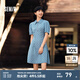 森馬（Semir）森柔牛仔|森馬牛仔連衣裙女泡泡袖甜酷俏皮夏季氣質(zhì)涼感短裙時(shí)尚 藍(lán)色調(diào)00488 L /165/88A