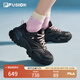 FILA FUSION斐樂女鞋趙露思同款軟糖鞋厚底增高運(yùn)動鞋鞋休閑老爹鞋女 黑舞鞋/魚子灰-TC 37.5