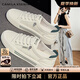 CAMILA KSENIA小白鞋子2025新款夏季單鞋百搭平底爆款休閑運動板鞋女士高檔時尚 綠色 38