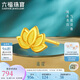 六福珠寶七夕禮物 足金蓮花黃金耳釘耳飾(單只) 計(jì)價(jià) GDGTBE0042 約0.86克