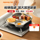 九陽（Joyoung）早餐鍋家用平底鍋早餐盤三孔不粘蛋堡鍋通用爐灶23cm