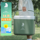 歐寶森戶外保溫箱14L 冷藏箱車(chē)載冰箱商用擺攤食品級(jí)保鮮PU發(fā)泡 綠色