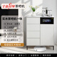 美家美居茶吧機(jī)【國家補(bǔ)貼】2025奶油風(fēng)全自動(dòng)實(shí)木茶吧機(jī)一體柜飲水機(jī)消毒家用高端客廳用2025年新款餐邊柜制冷熱 雙柜抽屜款+白色臺面+白色柜體冷熱型 溫?zé)嵝? title=