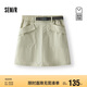 森馬（Semir）[商場同款]半身裙女松緊腰工裝裙2025夏季短裙小個(gè)子101325120008