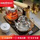 金灶（KAMJOVE）GA-909全智能自動上水電熱水壺玻璃燒水壺電茶爐煮茶器茶壺茶具 0.8L GA-909 (20*37cm)