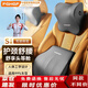 FGHGF汽車(chē)頭枕腰靠車(chē)用頸枕腰墊駕駛座椅靠背車(chē)載靠墊開(kāi)車(chē)腰部支撐腰托 【主副駕組合裝】 灰色 共2套