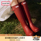 HUNTER雨靴戶外露營(yíng)女鞋惠靈頓經(jīng)典英倫防水防滑騎士靴女長(zhǎng)筒女靴高筒靴 啞光軍紅色/MLR 37