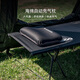 black dog黑狗戶(hù)外自動(dòng)充氣枕頭露營(yíng)睡袋氣墊海綿懶人旅行枕便攜 夜幕黑