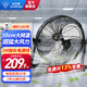 鉆石牌（DIAMOND）工業(yè)風(fēng)扇趴地扇臺式趴地電風(fēng)扇工業(yè)強(qiáng)力坐地扇商用臺地扇大功率臺地扇工廠車間通風(fēng)除甲醛SN 20寸加厚鋁葉 【倉庫大空間】黑色